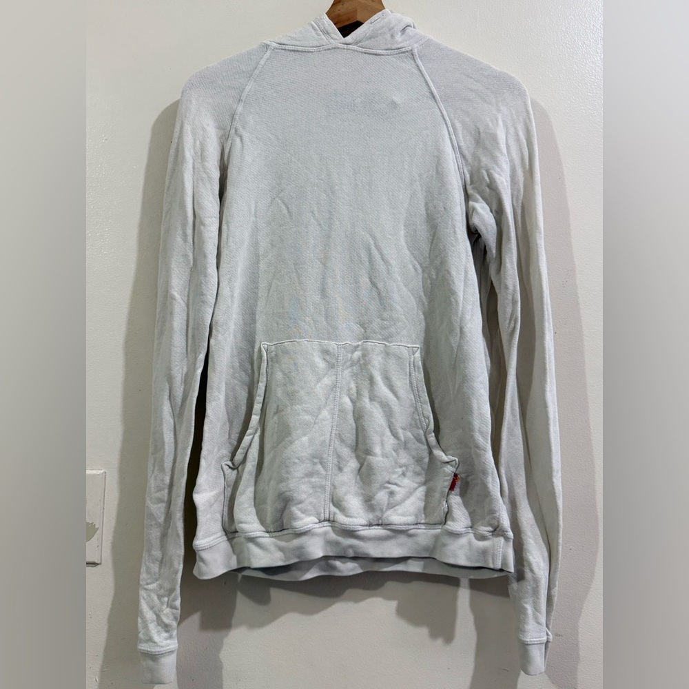 freecity Light Gray Hooded Pullover Sweater